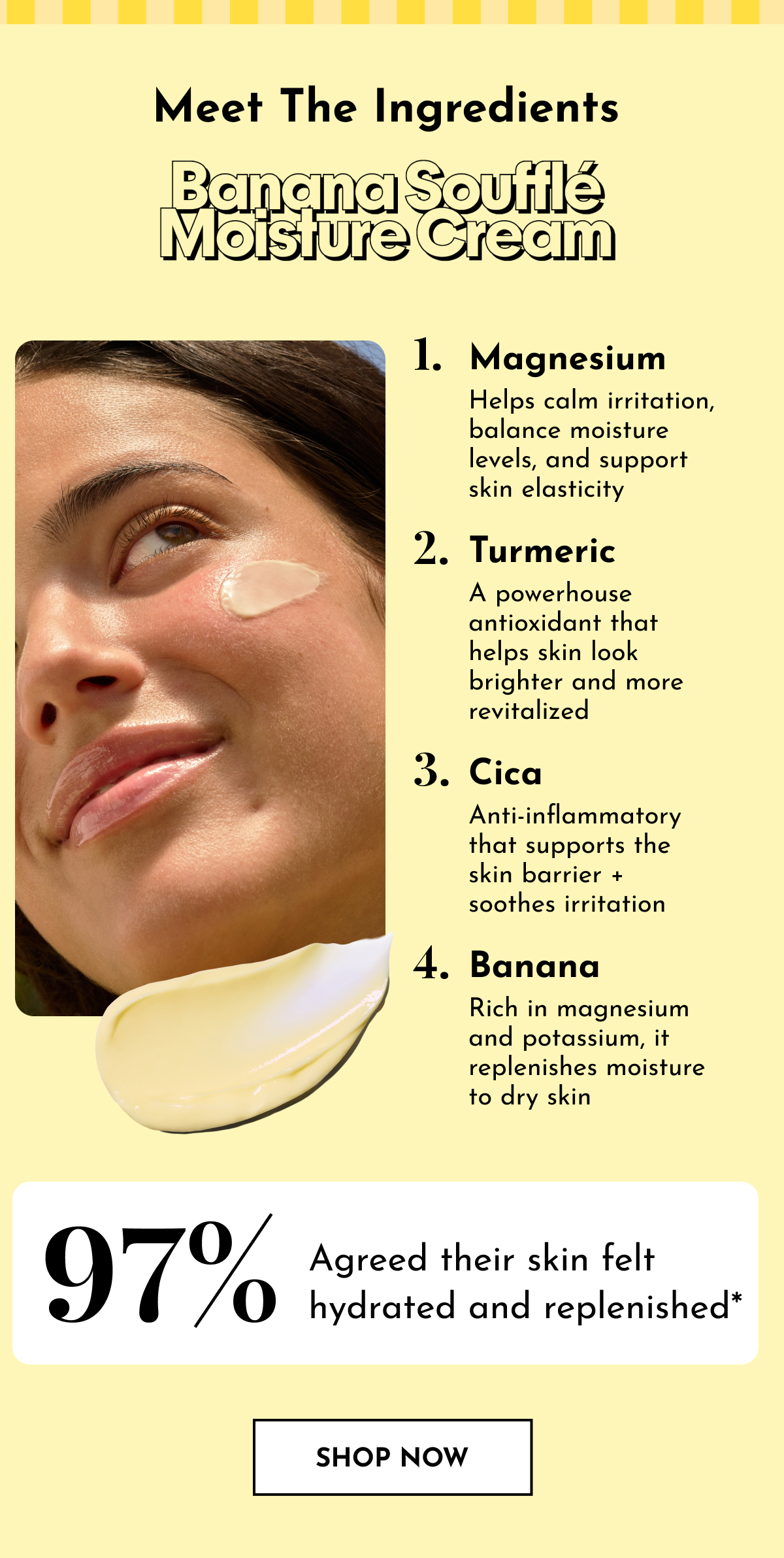 Glow Recipe x Shop - Banana Souffle Moisture Cream