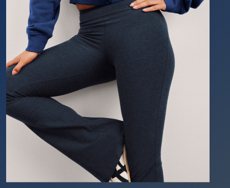Spacedye Mid-Rise Bootcut Pant in Nocturnal Navy