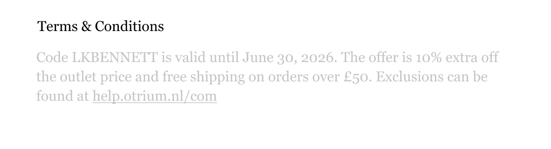Otrium T&Cs