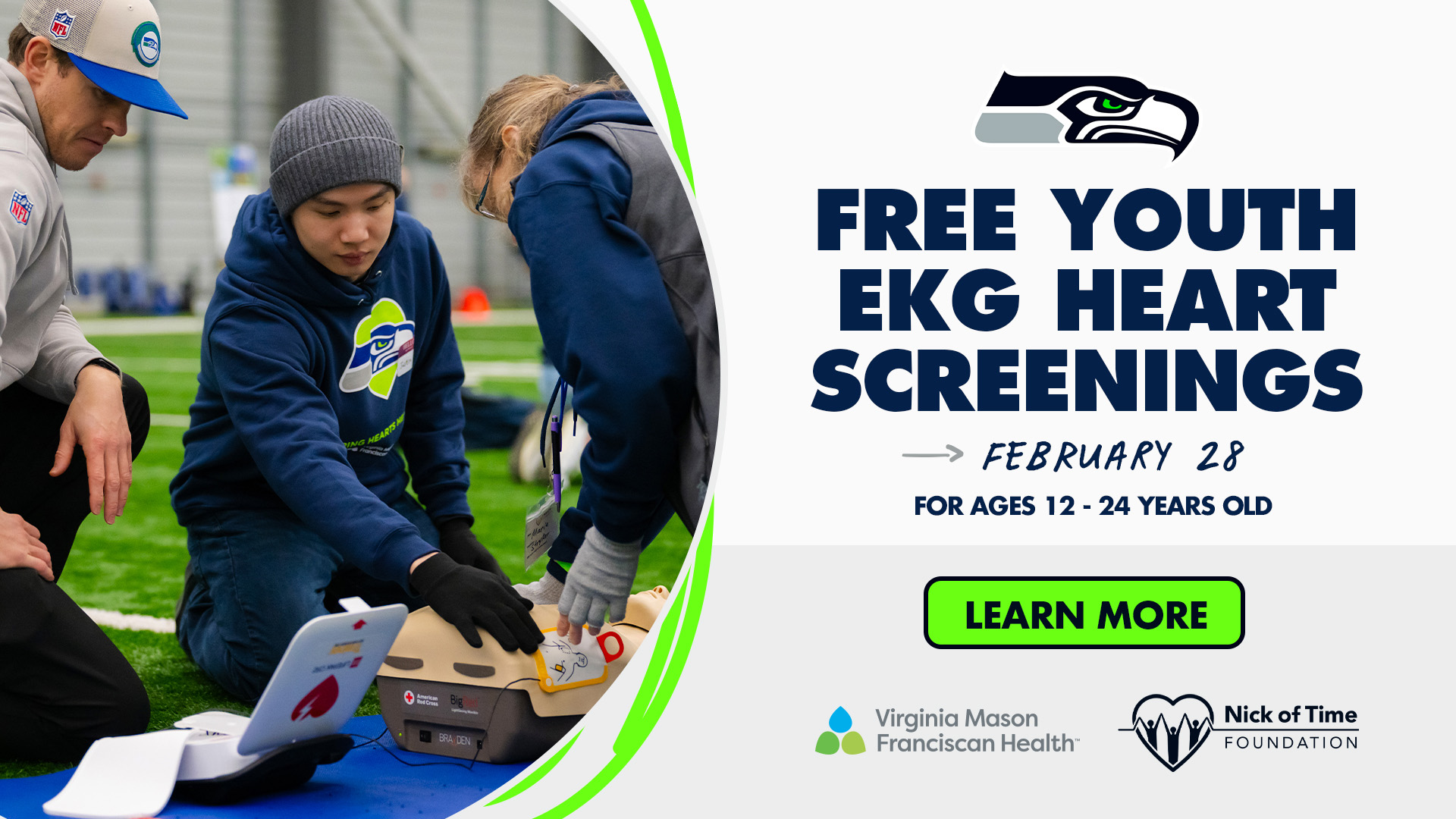 Sign up for your Free Youth EKG Heart Screening!
