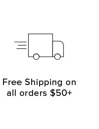 Free Shipping on orders $50+