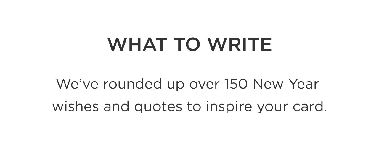 What to Write