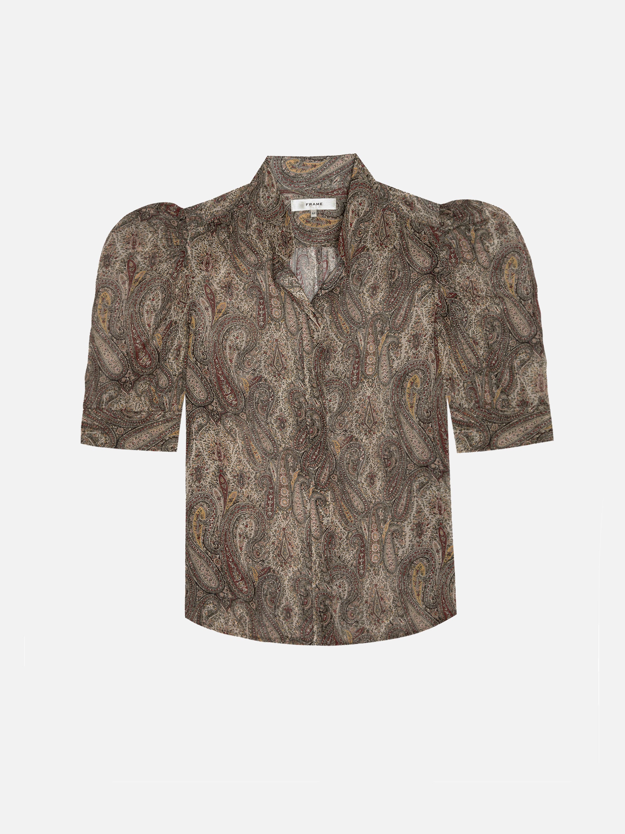 THE GILLIAN TOP IN ECRU MULTI