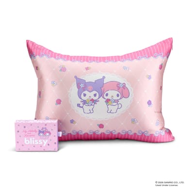 My Melody and Kuromi silk pillowcase