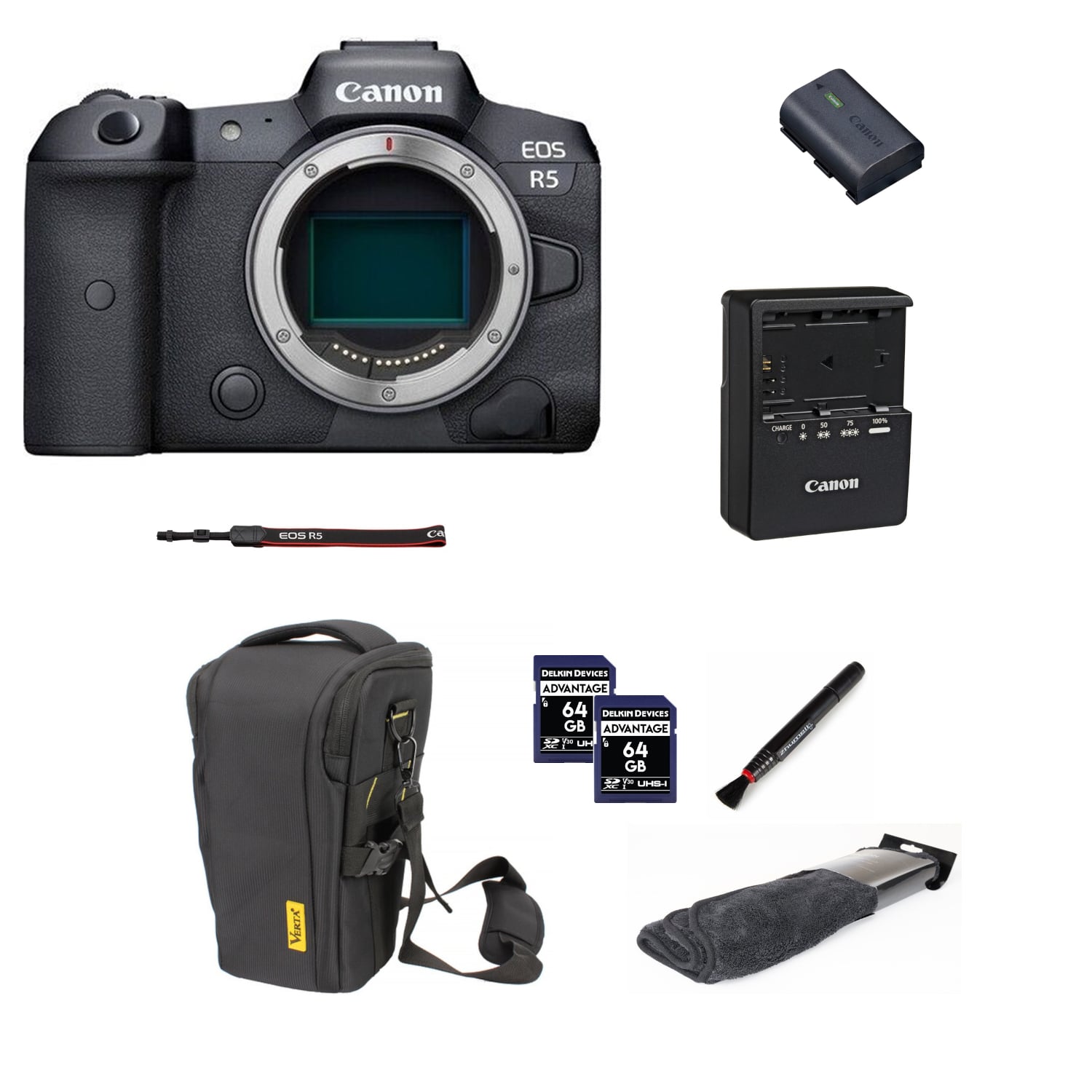 Canon - EOS R5 Mirrorless Digital Camera - Body Only - (Includes Accessories at No Charge!)