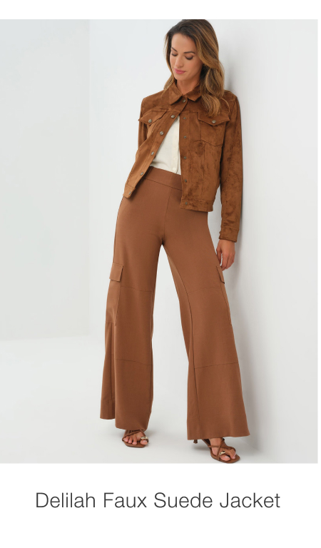 Delilah Faux Suede Jacket