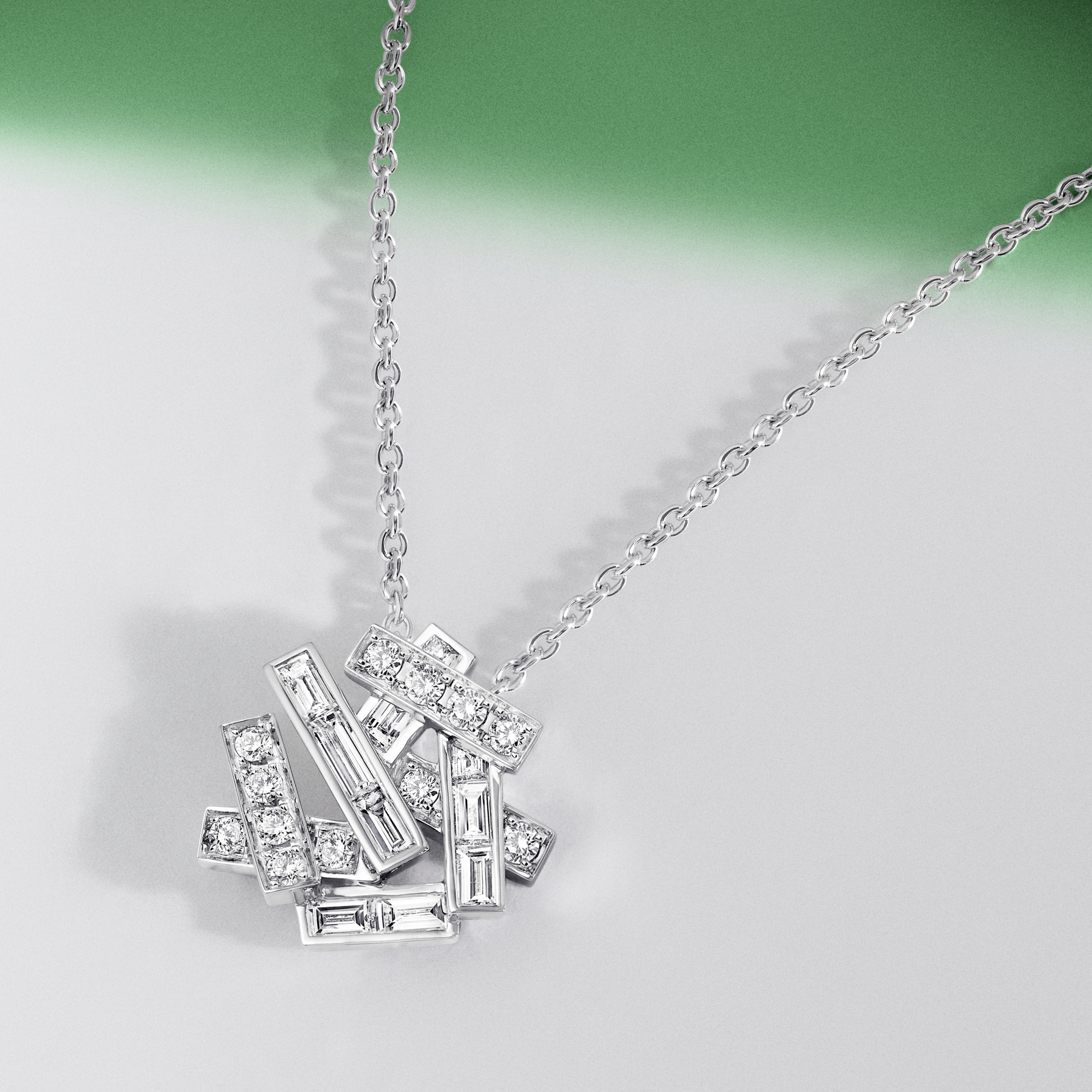 Graff Threads Long Diamond Pendant