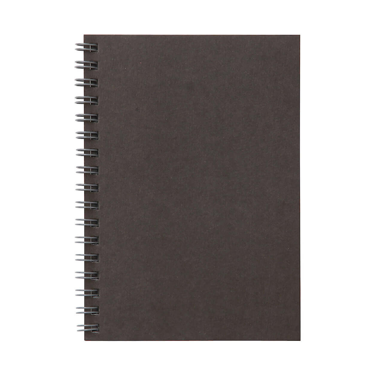 Image of Dark Gray Double Ring Lined Notebook