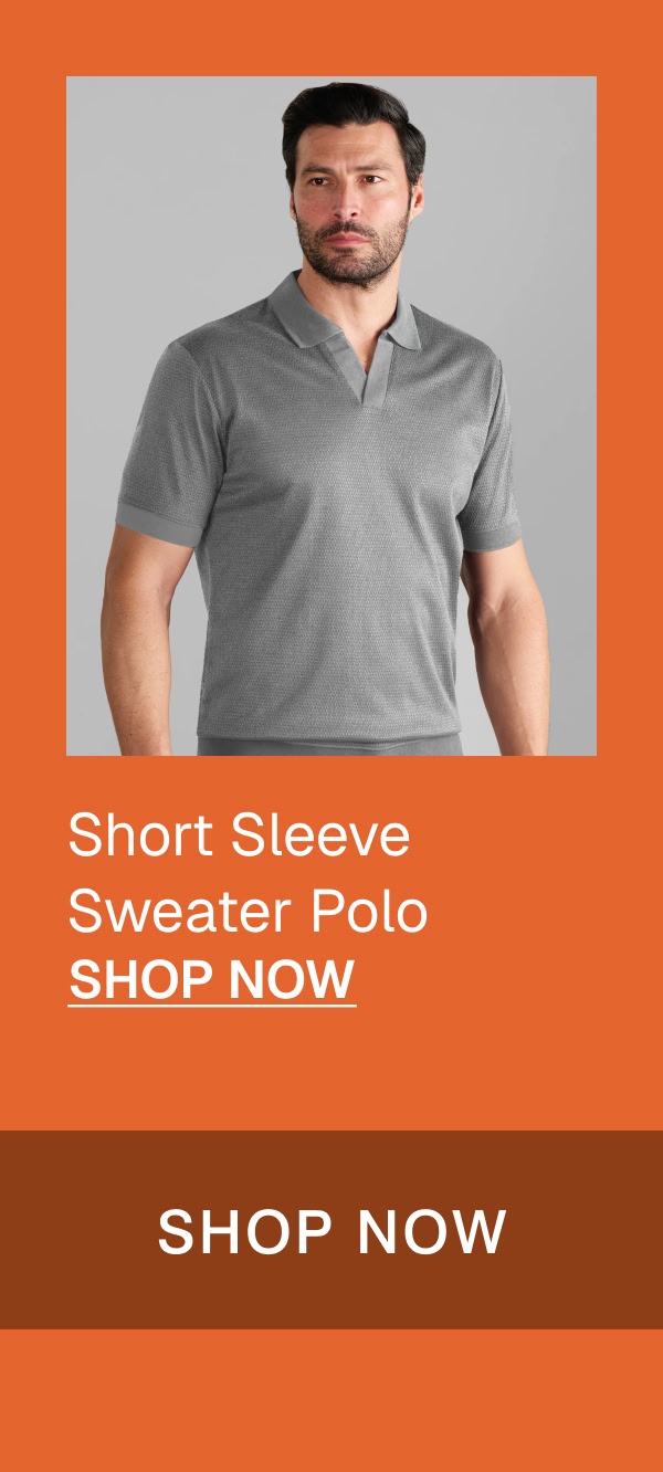 Short Sleeve Sweater Polo