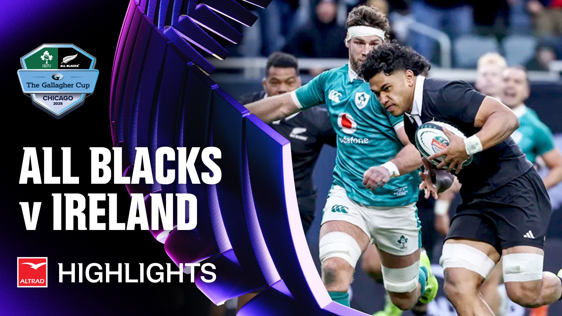 All Blacks v Ireland Highlights