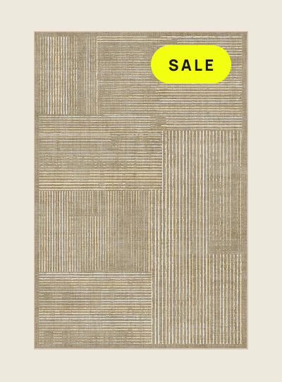 Linear Oasis Warm Taupe Rug