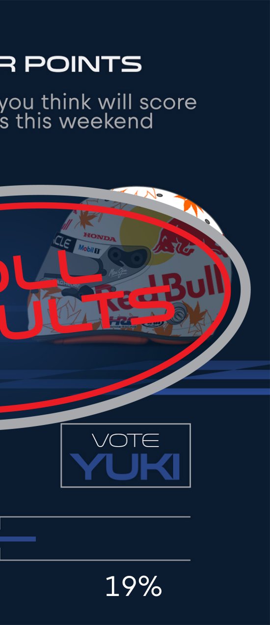 Yuki Poll for Points Result