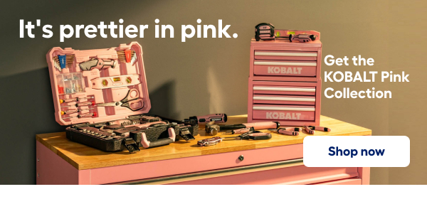It's prettier in pink. Get the KOBALT Pink Collection