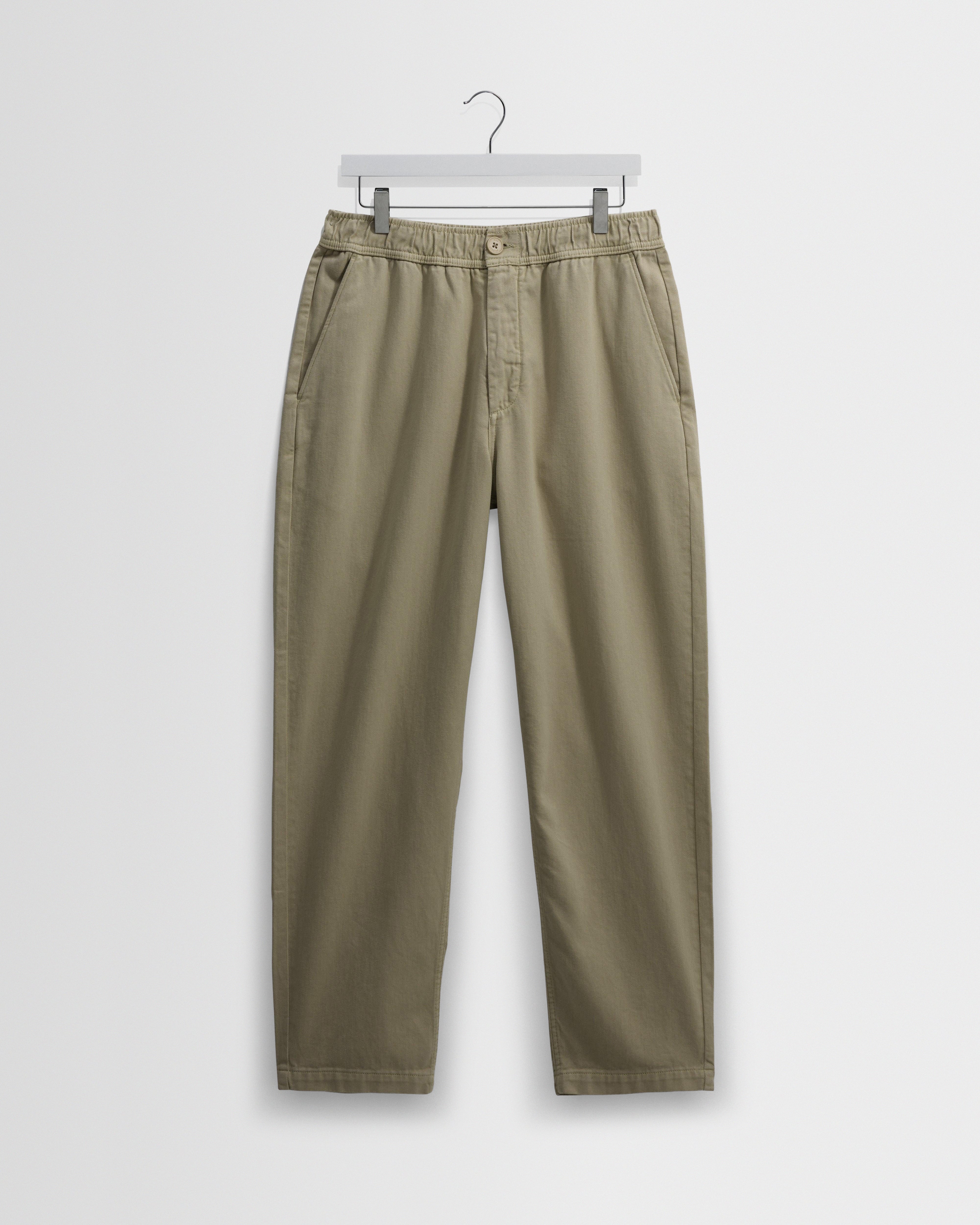 Image of Kurt - Light Khaki Organic Cotton Trousers
