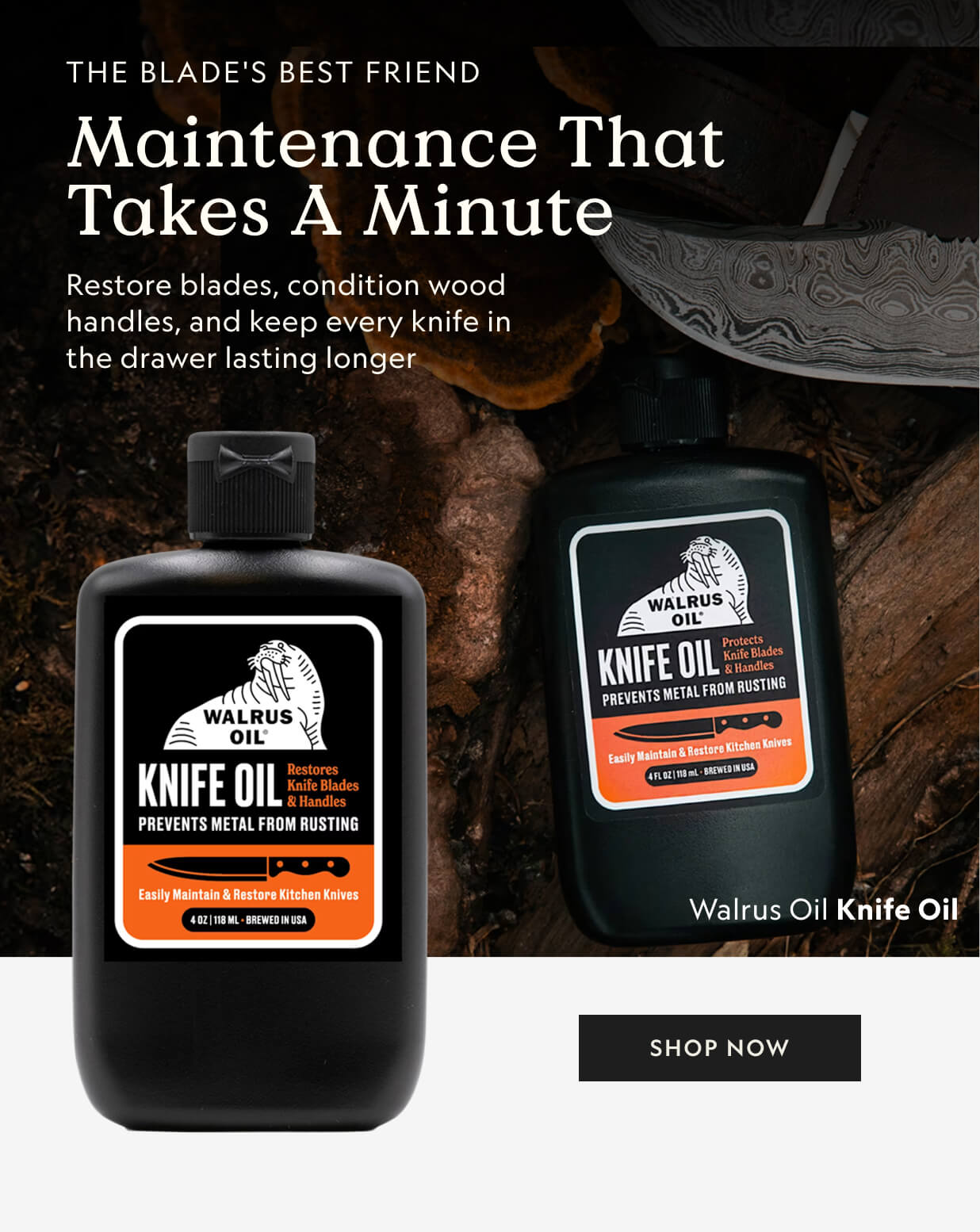 Knife oil