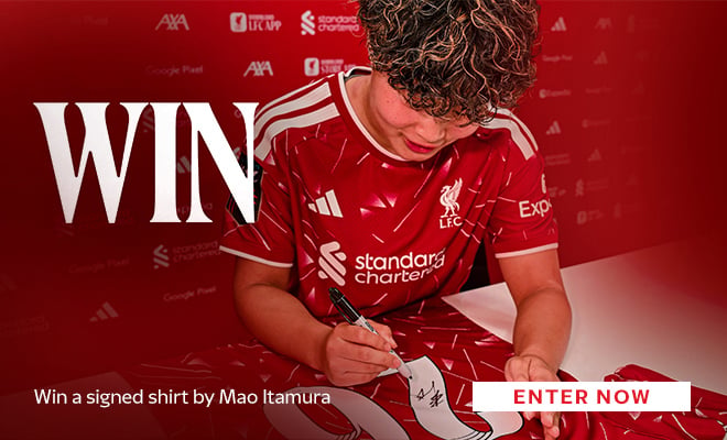 Win a signed Mao Itamura shirt!