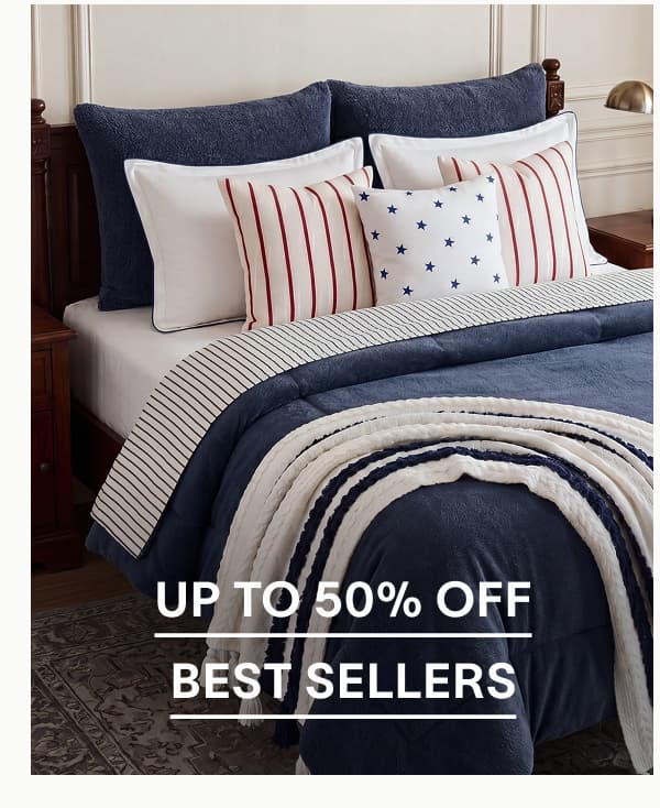 up to 50% off best sellers