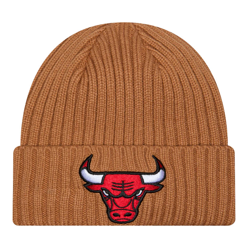 Image of New Era Chicago Bulls Color Pack Cuffed Knit- Khaki