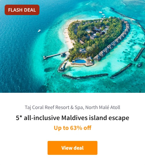 5* all-inclusive Maldives island escape