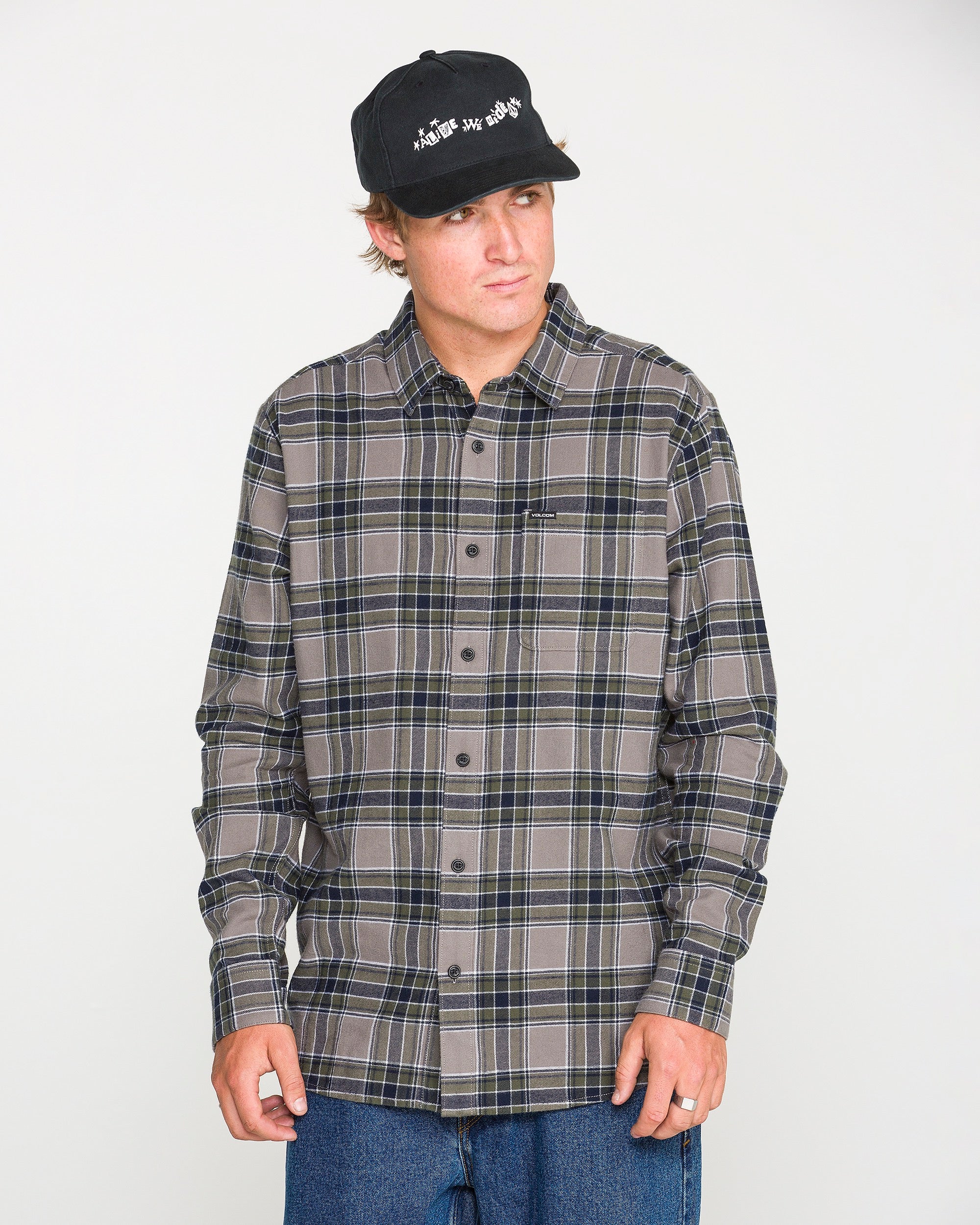 Image of Men's Caden Plaid Long Sleeve Shirt