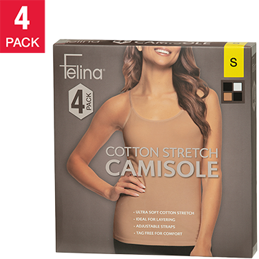 Felina Women's Camisole, 4-Pack