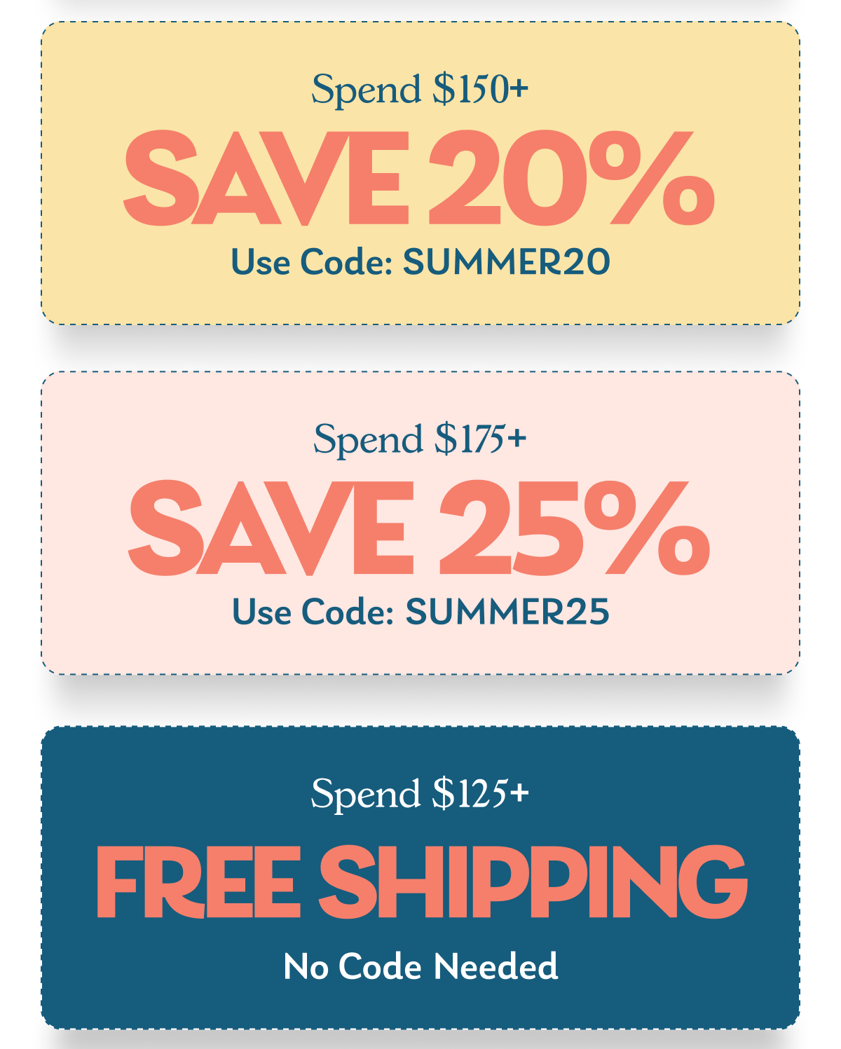 Spend $150+