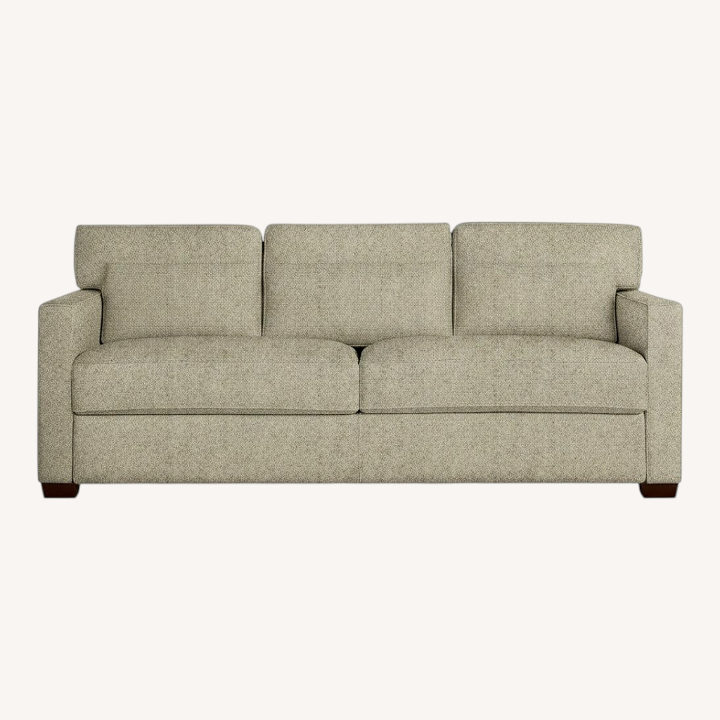 Image of Design Within Reach Blue Fabric Sleeper Sofa