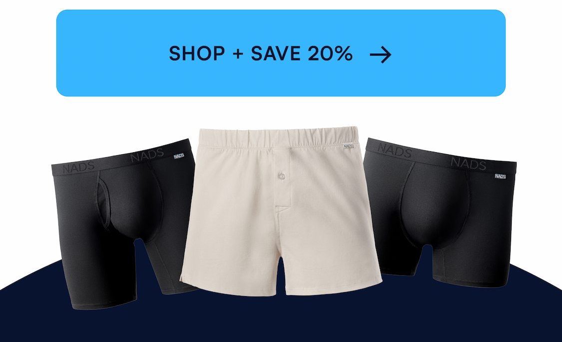 Get something for dad. Start your NADS rotation. Get you both out of the polyester and nylon underwear that sits against your most sensitive skin all day.