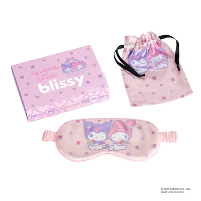My Melody and Kuromi silk sleep mask
