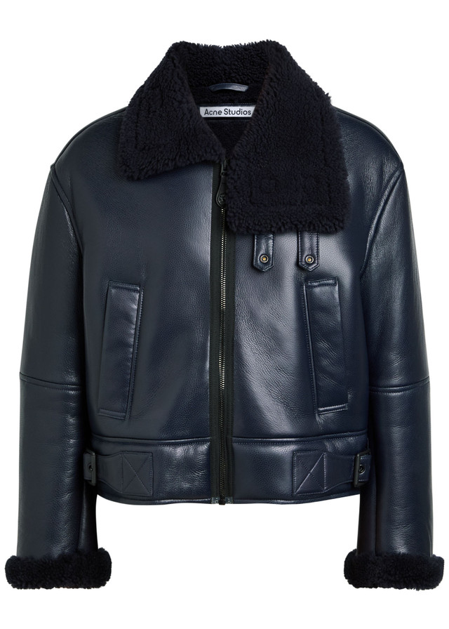 ACNE STUDIOS Shearling leather jacket