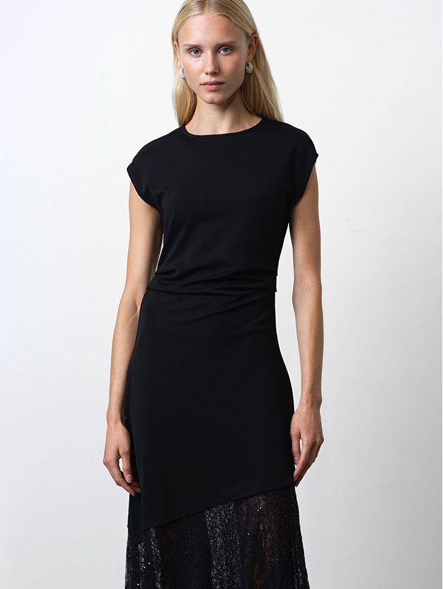 Valetta Lace Sequin Mix Dress