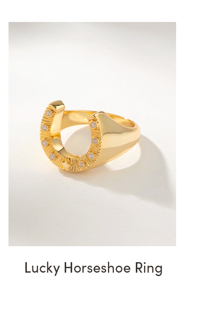 Lucky Horseshoe Ring