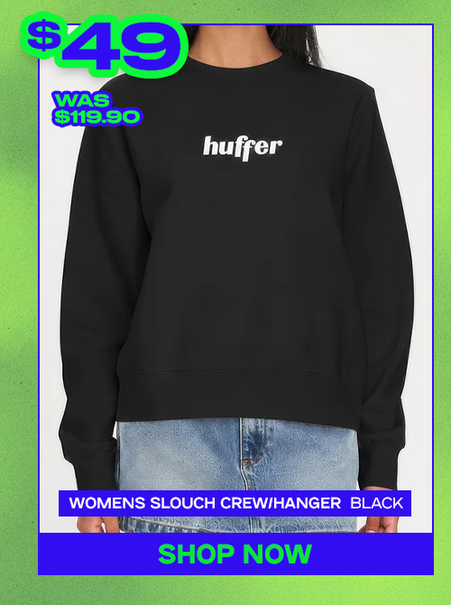 WMNS SLOUCH CREW/HANGER BLACK