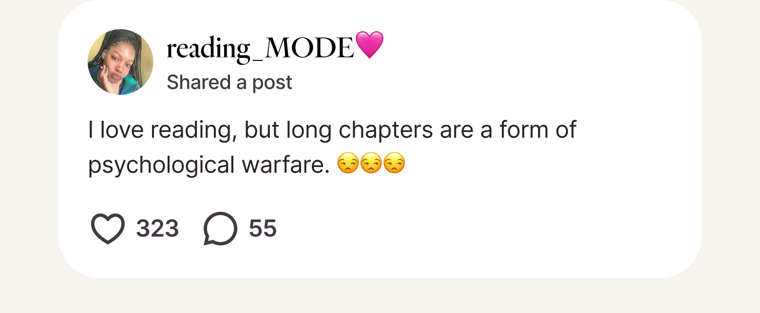 Post from reading_MODE