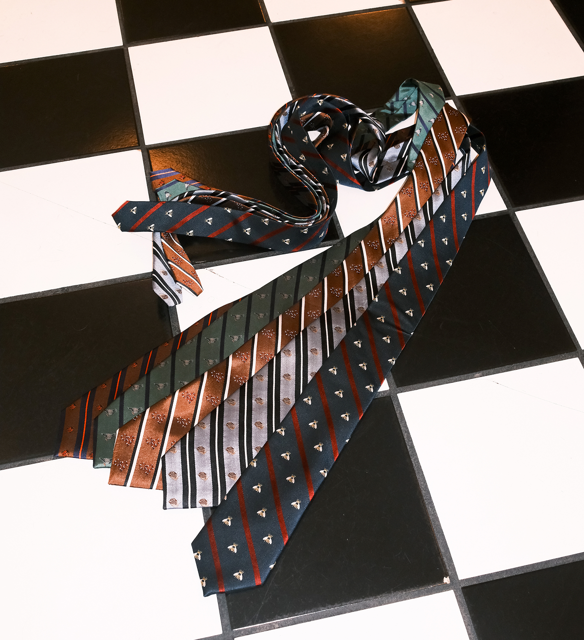Classic repp stripes never go out of style. Whether you’re back in the office or out on the town, these ties bring refined polish to every look—balanced, bold, and unmistakably confident.