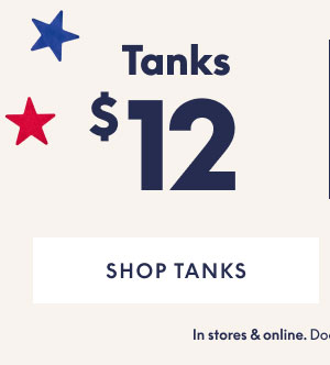 Tanks $12