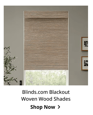 Blinds.com Blackout Woven Wood Shades | Shop Now >