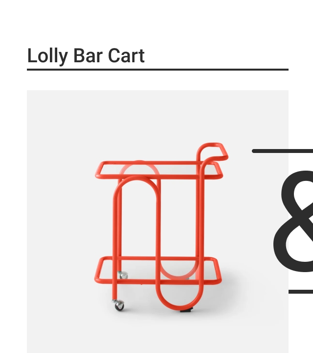 Lolly Bar Cart