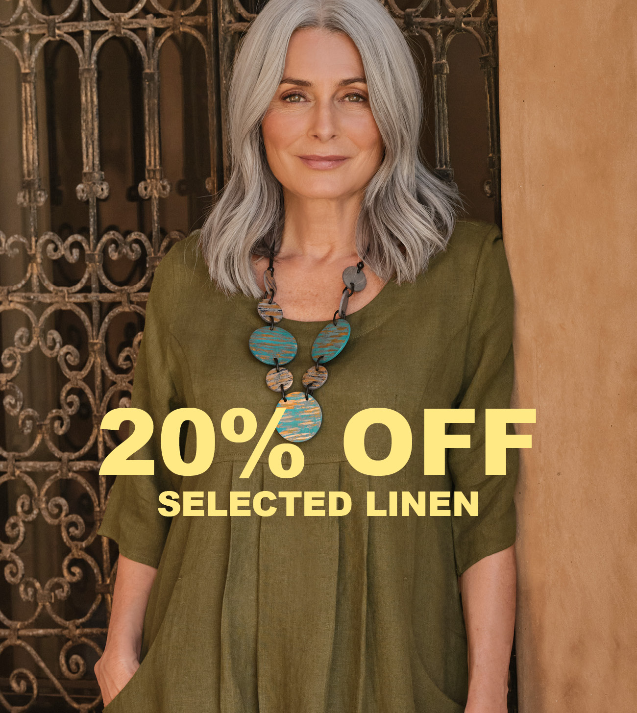 Linen Offer - 20% off Linen selected styles