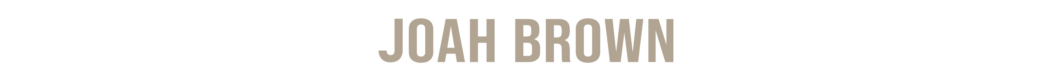 JOAH BROWN Logo