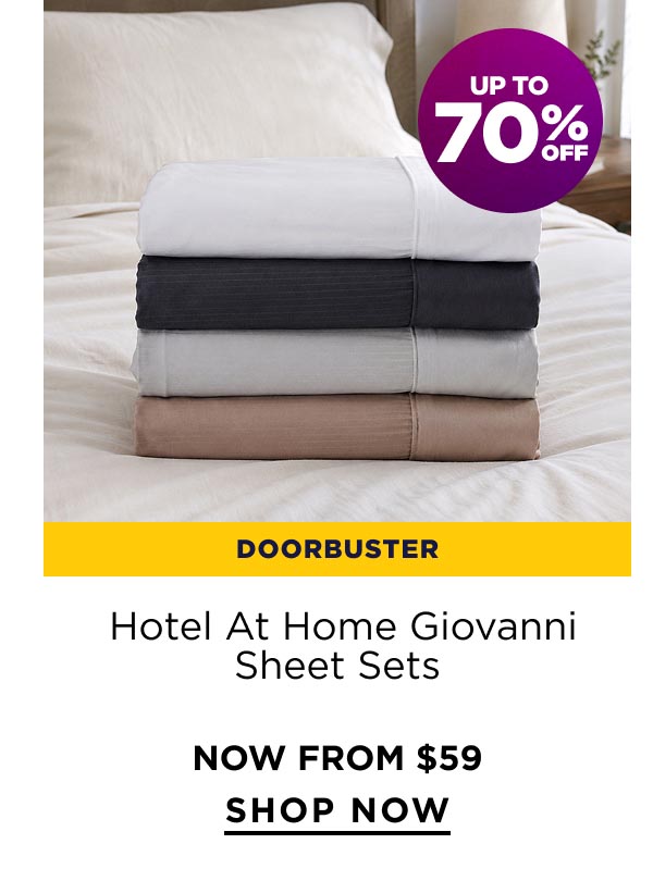 Over 60% Off Hotel At Home Giovanni Sheet Sets