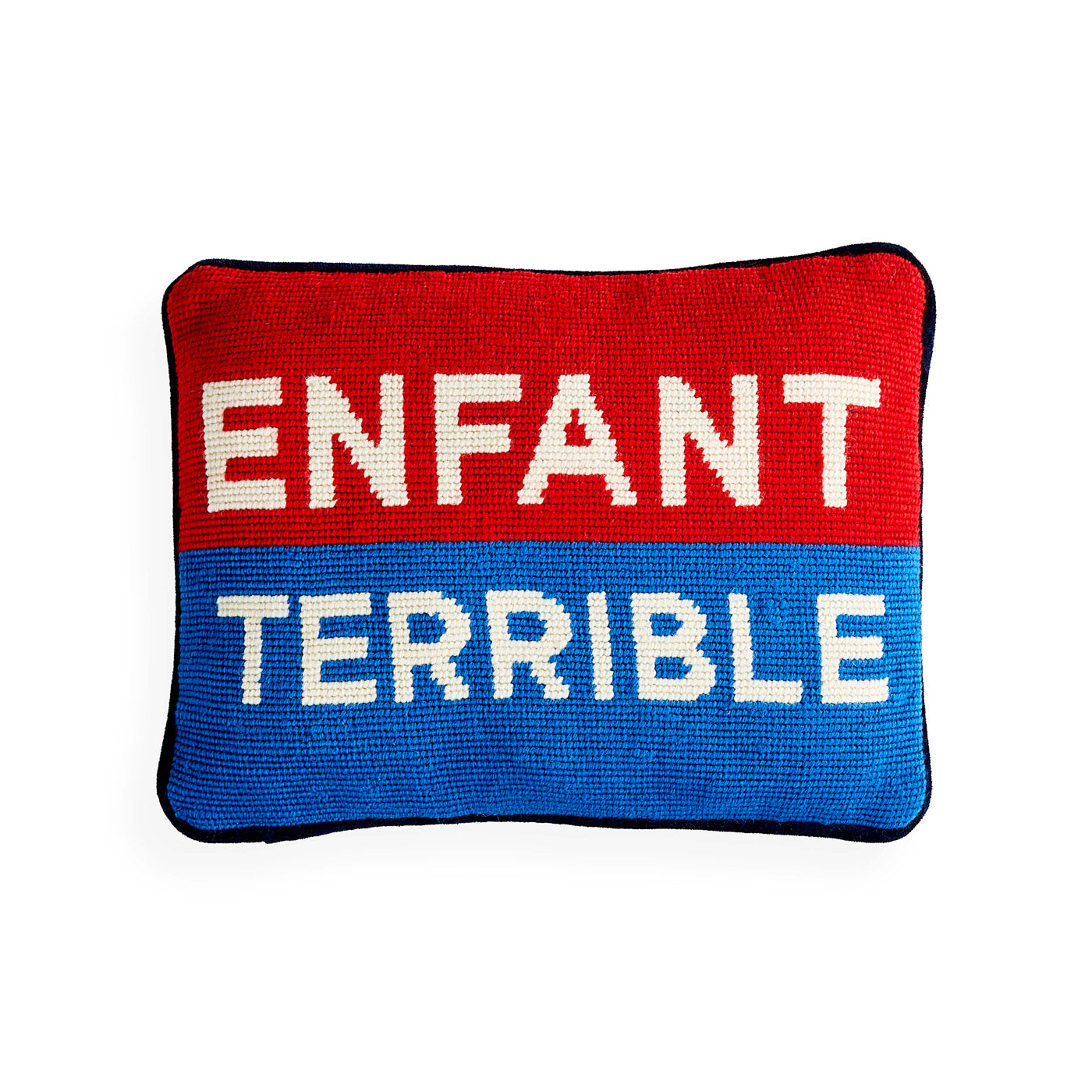 Enfant Terrible Needlepoint Pillow