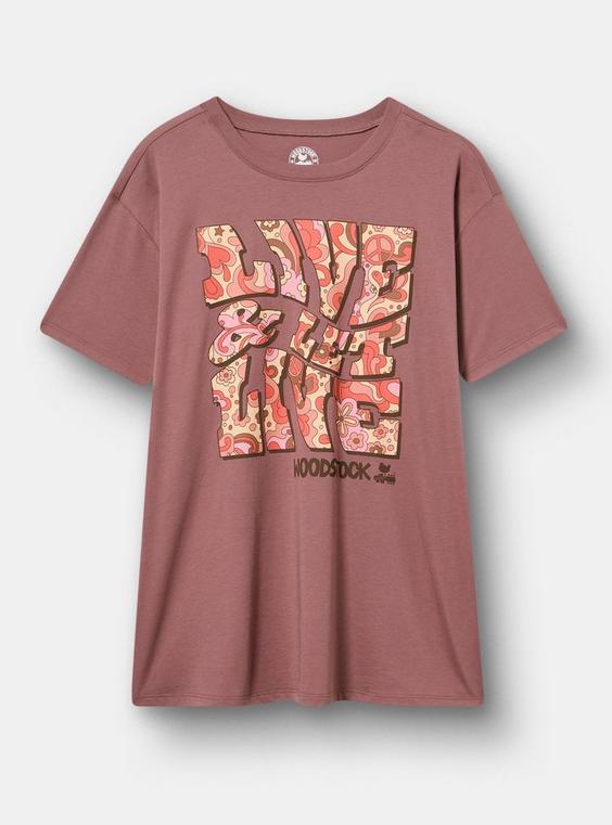 Woodstock Relaxed Cotton Crew Tee