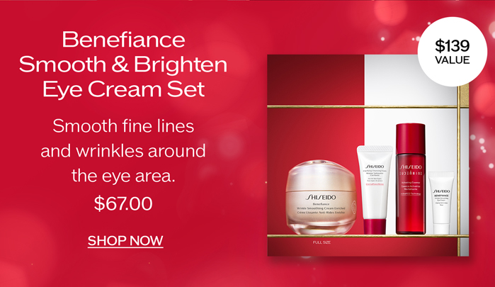 Benefiance Smooth & Brighten Eye Cream Set
