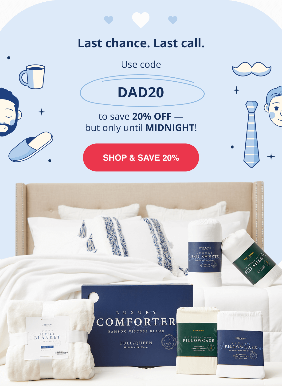SHOP & SAVE 20%