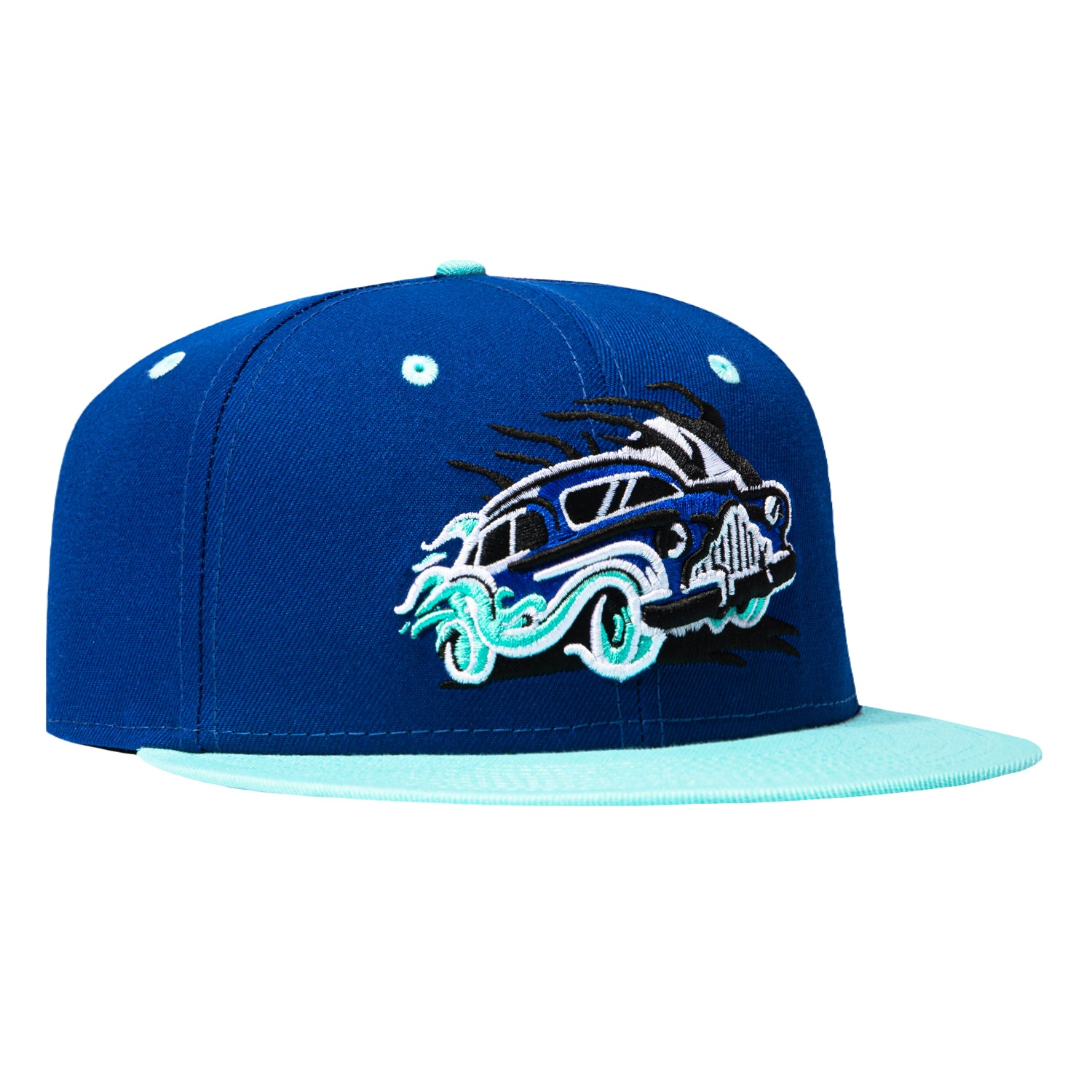 Image of New Era 59Fifty Eerie Wearies Beloit Hat - Royal, Mint
