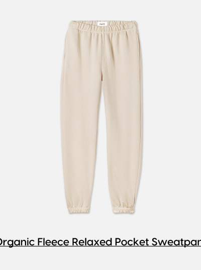 Organic Fleece Relaxed Pocket Sweatpant