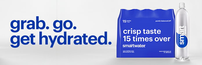 Glaceau Smartwater, 23.7 oz, 15-Count