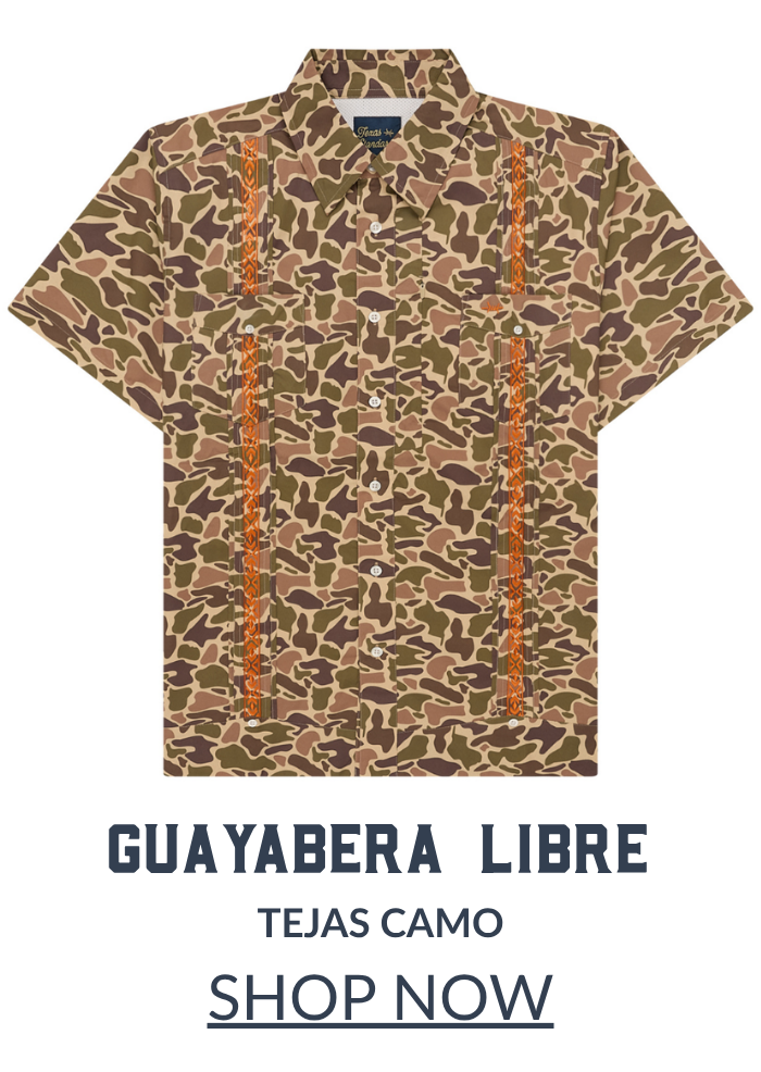 Guayabera Libre - Tejas Camo