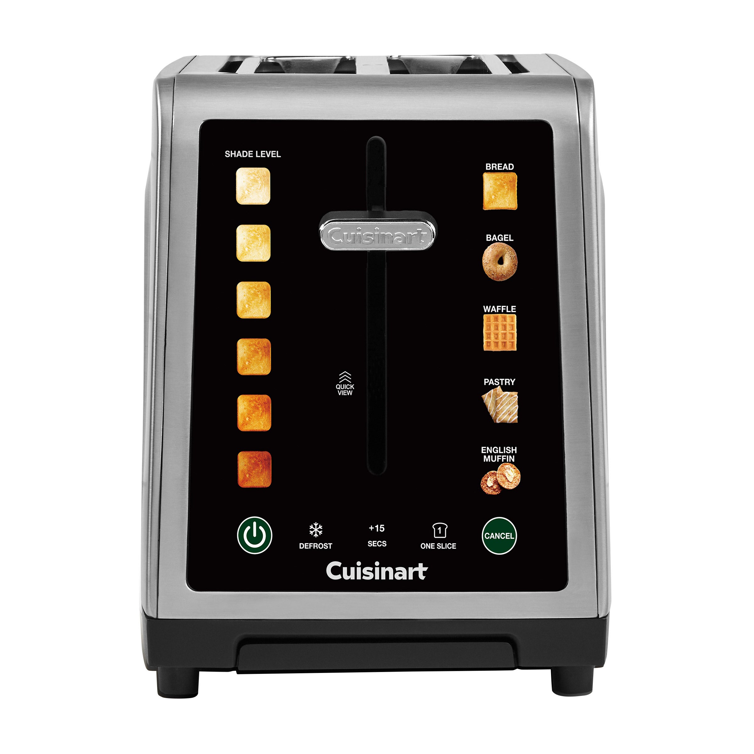Cuisinart SimpliTouch XL Color Touchscreen 2-Slice Toaster